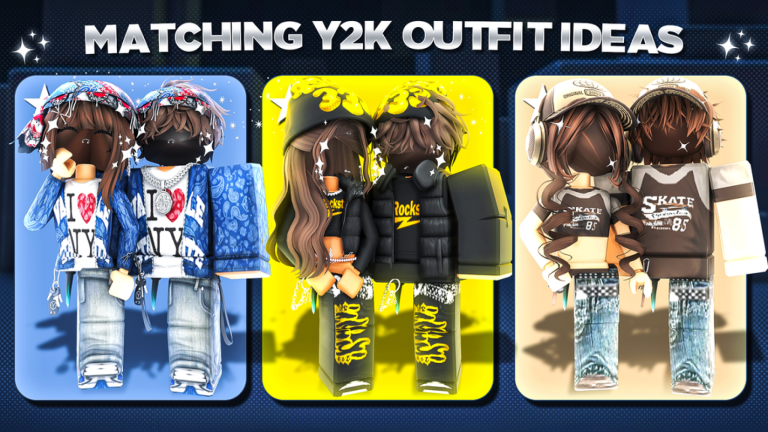 [NEW⭐] Y2K Matching Outfits Avatars ideas ⭐ screenshot