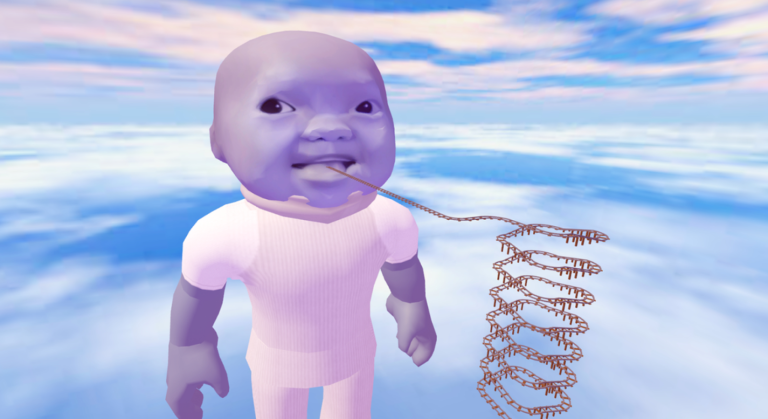 Cart Ride Into AI Baby screenshot