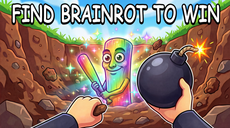 ⛏️ Dig To Rescue Brainrot screenshot