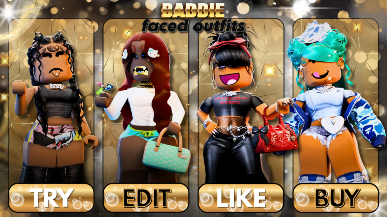 [NEW] BADDIE AVATAR OUTFITS (FACES/MESH) screenshot