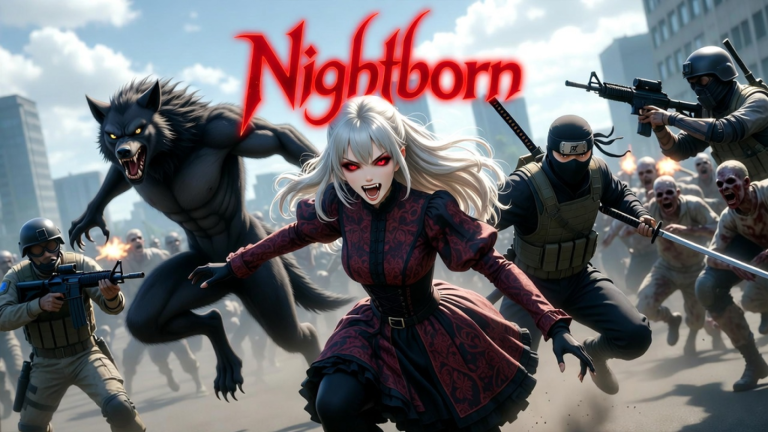 Nightborn Relic Wars {Vampire, Werewolf, Ninja} screenshot