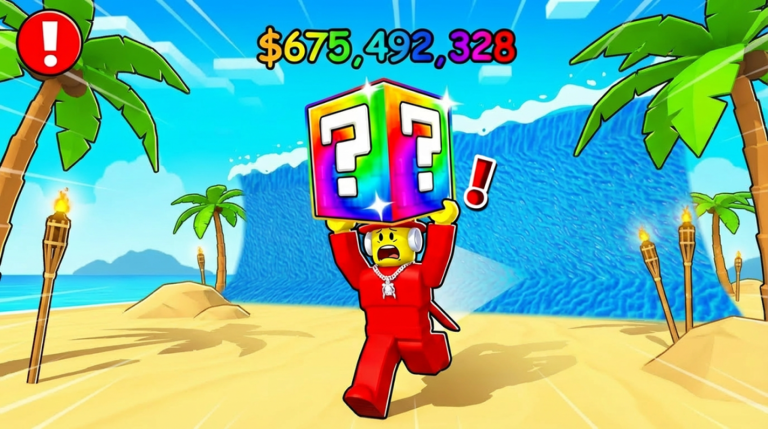 Escape Tsunami For Lucky Blocks! screenshot