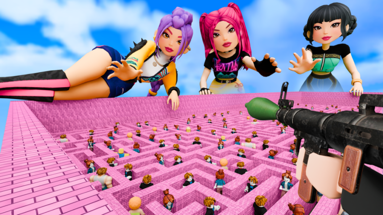 100 Days in KPop Demon Hunters Maze screenshot