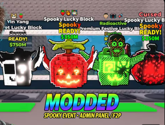 🎃 Headless Lucky Blocks 🎃 OP FREE ADMIN! (SABM) screenshot