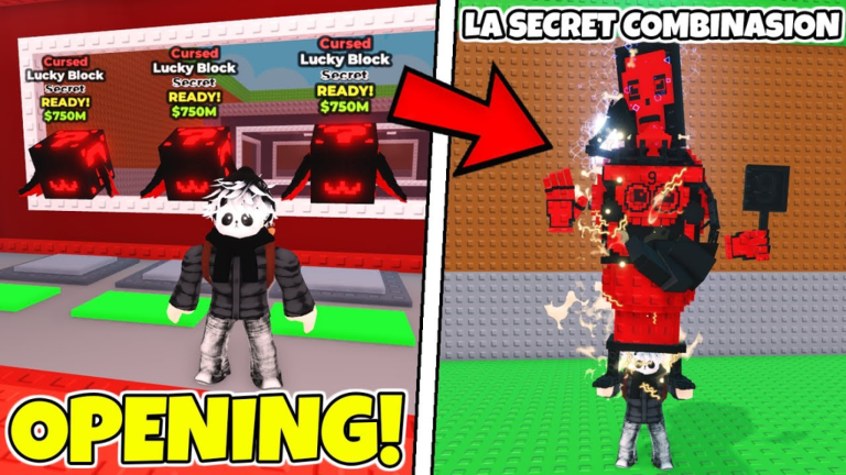 👹 Cursed Lucky Blocks 💸 X999 LUCK! screenshot