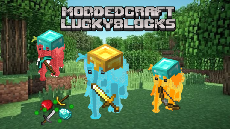 ⛏️ModdedCraft🍓 (STRAWBERRY ELEPHANT LUCKY BLOCKS) screenshot