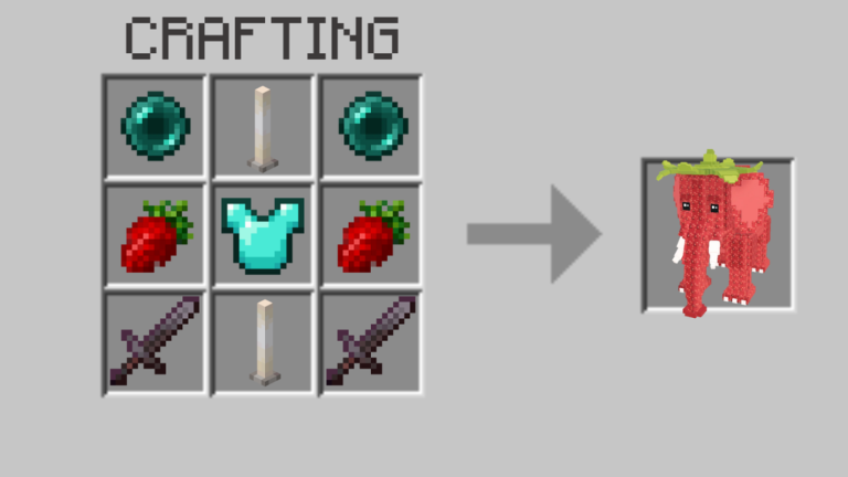 ⛏️ModdedCraft🍓 (STRAWBERRY ELEPHANT LUCKY BLOCKS) screenshot