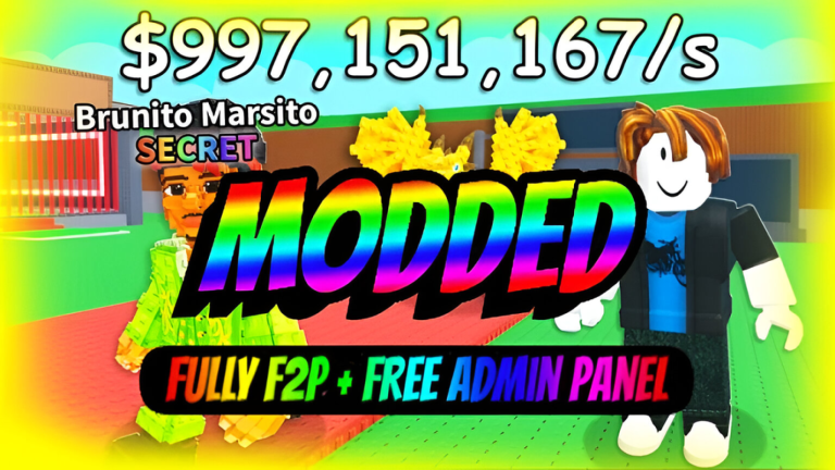 [🌈 INF F2P ADMIN PANEL][Steal da Brainrot Modded] screenshot