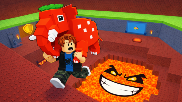 Escape Volcanic Lava for Brainrots! screenshot