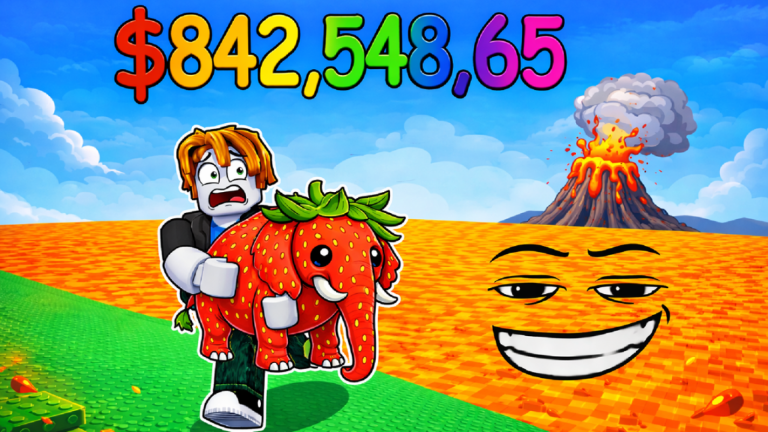 Escape Volcanic Lava for Brainrots! screenshot