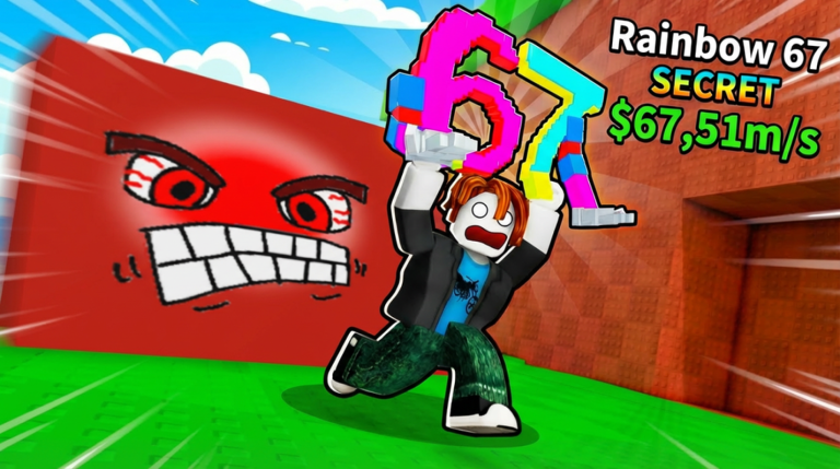 Crushed by Speeding Wall For Brainrots screenshot