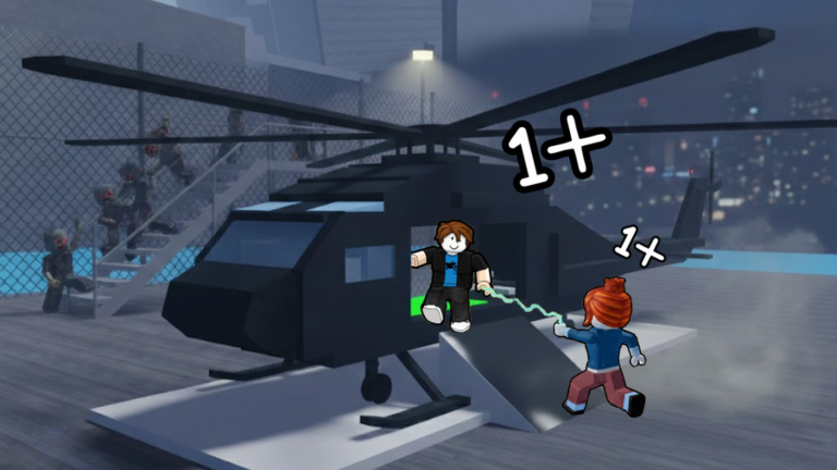 ESCAPE IN HELICOPTER! 🚁 (Zombie Survival) screenshot