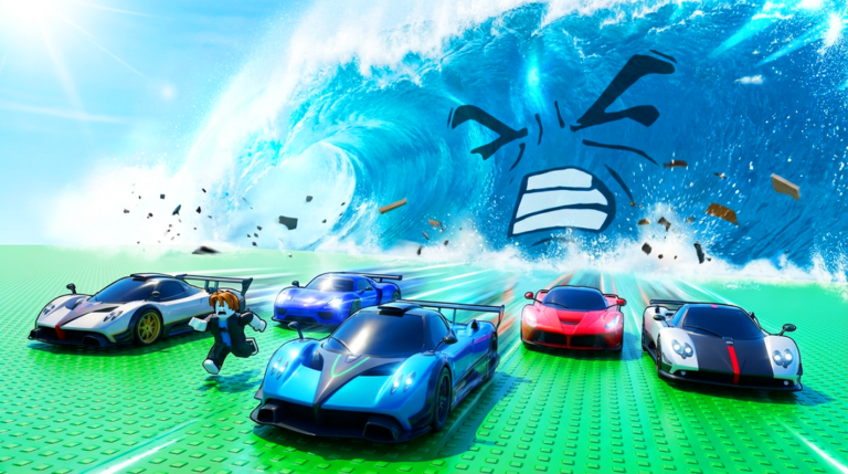 🌊Escape Tsunami For Supercars🏎️ screenshot