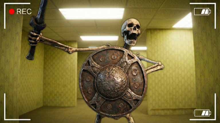 RAHH Skeleton in the Backrooms screenshot