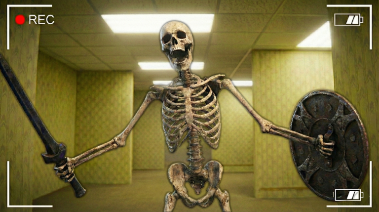 RAHH Skeleton in the Backrooms screenshot