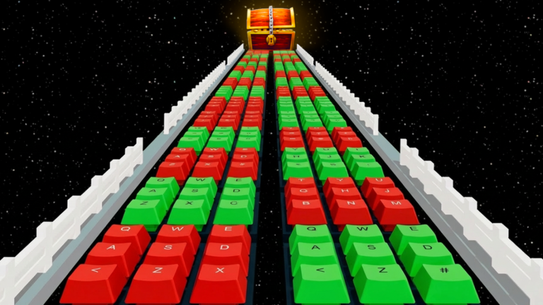 ASMR Keyboard Glass Bridge screenshot