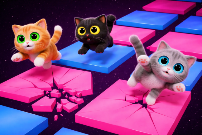 🐱 AY MI GATITO GLASS BRIDGE 🐱 screenshot