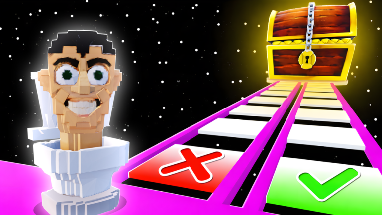 Skibidi Toilet Glass Bridge  screenshot