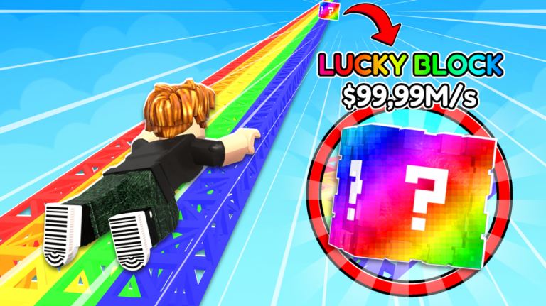 Climb Ladder For Lucky Blocks screenshot