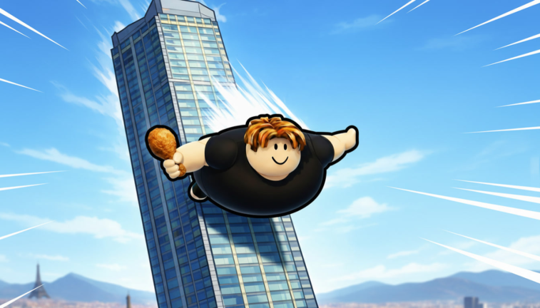 [UPD 2 🤖] Get Fat and Fall! 🍔 screenshot