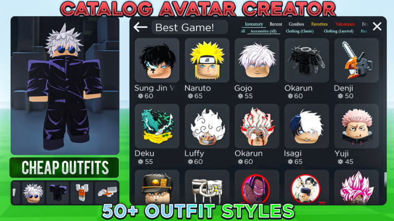 ALL Catalog Avatar Creator screenshot