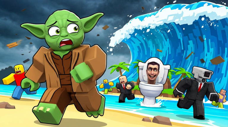 Escape the Tsunami for Star Wars🌌 screenshot