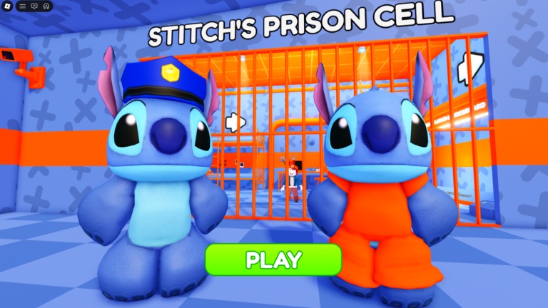 STITCH POLICE VS PRISONER PRISON RUN! (Obby) screenshot