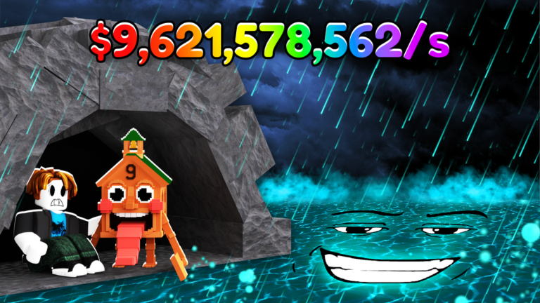 Survive ACID RAIN for Brainrot! ⛈️☠️ screenshot