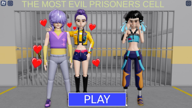 MYSTERY AND RUMI VS ZOEY PRISON RUN! (Obby) screenshot