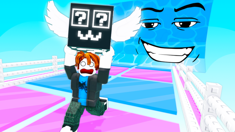 Tsunami Glass Bridge For Lucky Blocks! screenshot