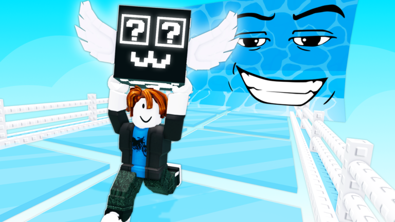 Tsunami Glass Bridge For Lucky Blocks! screenshot