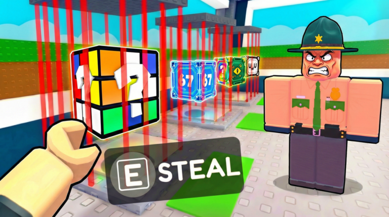 Steal Lucky Blocks From Police ⚠️ screenshot