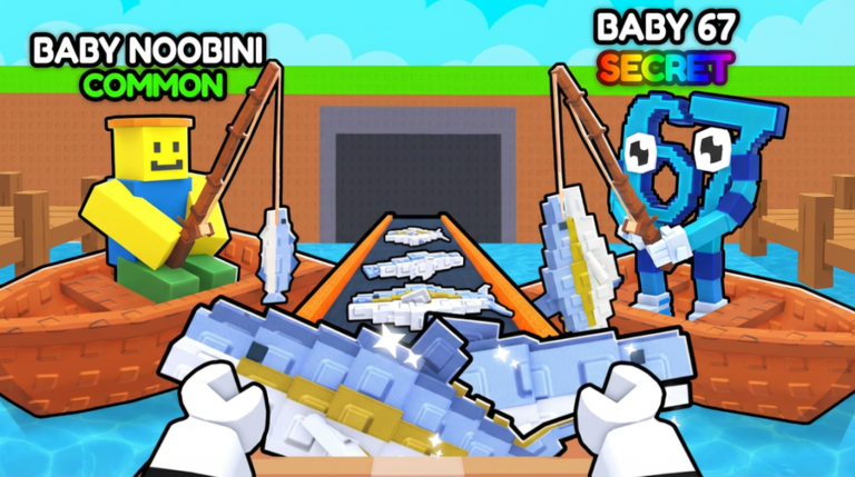 My Fishing Baby Brainrots screenshot