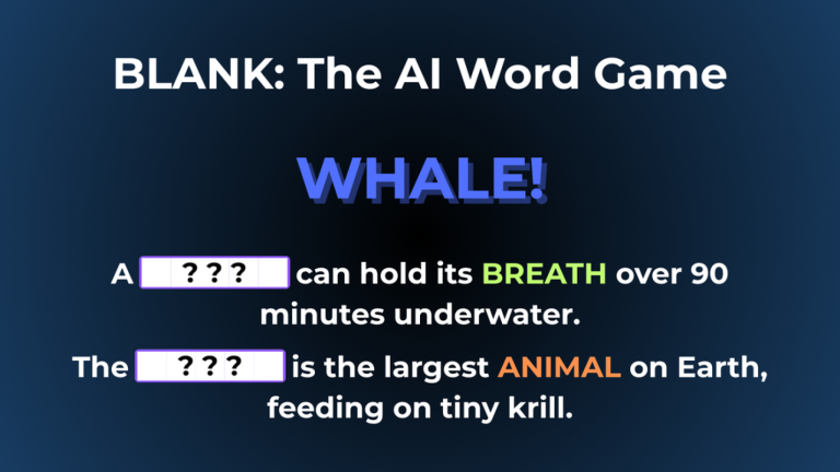 Blank: The AI Word Game screenshot
