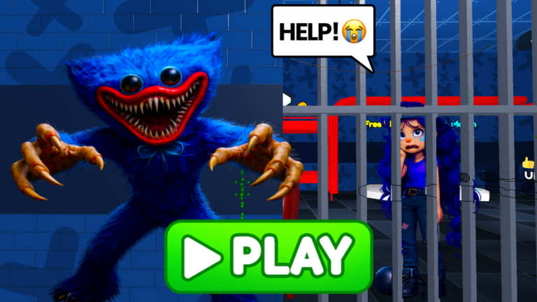 🌹 POPPY PLAYTIME PRISON RUN OBBY 🌹 screenshot