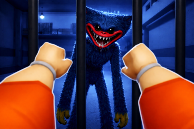 🌹 POPPY PLAYTIME PRISON RUN OBBY 🌹 screenshot