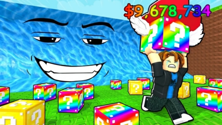 Escape A Tsunami For LuckyBlocks screenshot