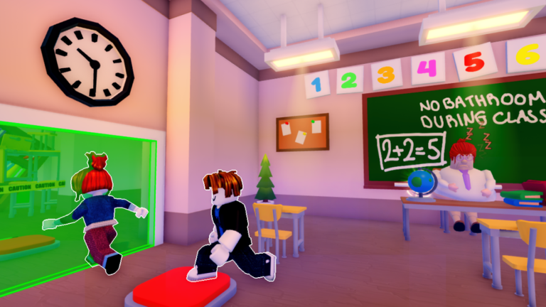 Team School Escape! (TEAMWORK OBBY) [NEW!] screenshot