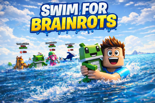 Swim For Brainrots screenshot